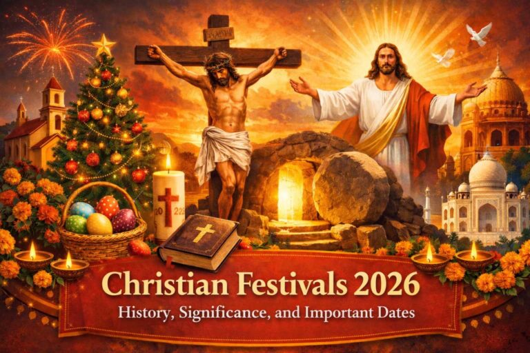 क्रिश्चियन त्योहार 2026 – इतिहास और प्रमुख तिथियाँ