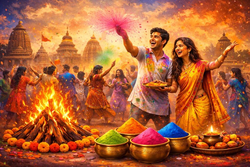 होलिका दहन और होली 2026 की तिथि