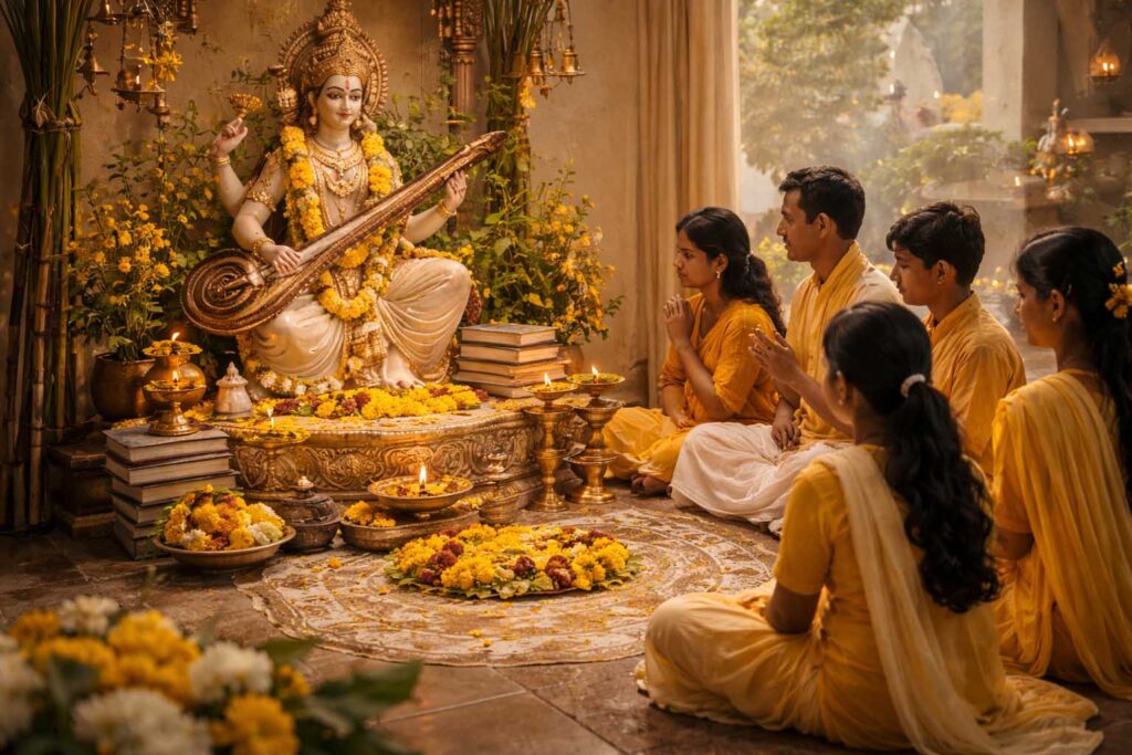 सरस्वती पूजा विधि