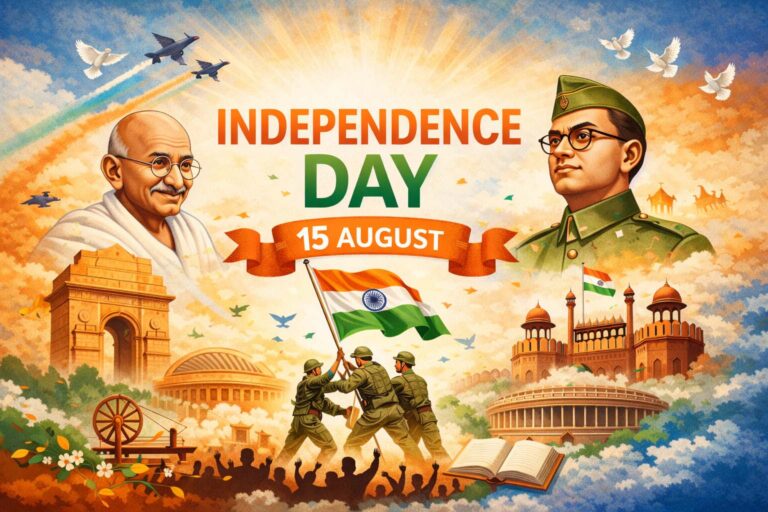 भारत का स्वतंत्रता दिवस 15 अगस्त