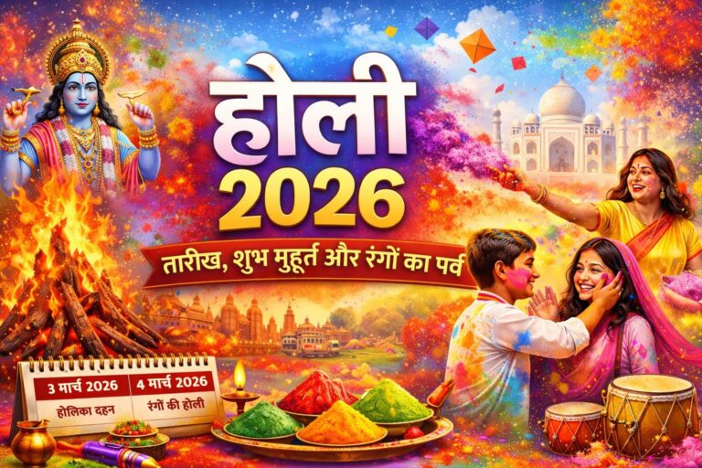 होली 2026: तारीख, शुभ मुहूर्त और रंगों का पर्व