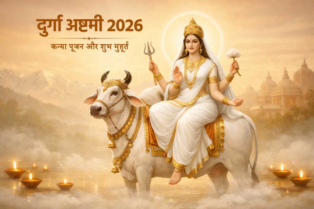 Durga Ashtami 2026 कब है ? सही तिथि और कन्या पूजन मुहूर्त
