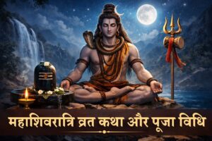 महाशिवरात्रि व्रत कथा और पूजा विधि भगवान शिव की पूजा के साथ