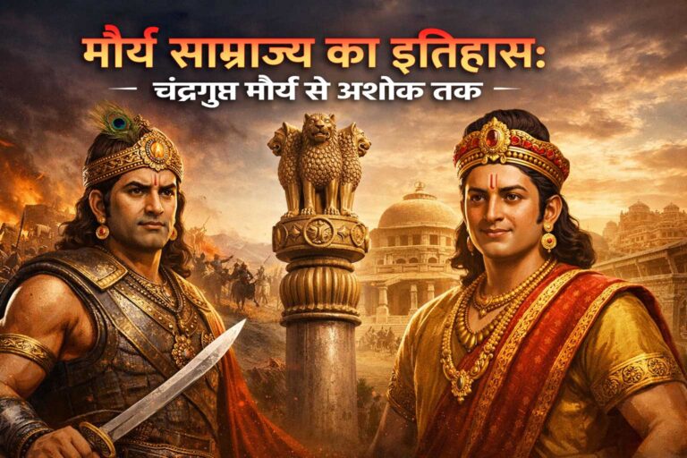 मौर्य साम्राज्य का इतिहास चंद्रगुप्त मौर्य से सम्राट अशोक तक