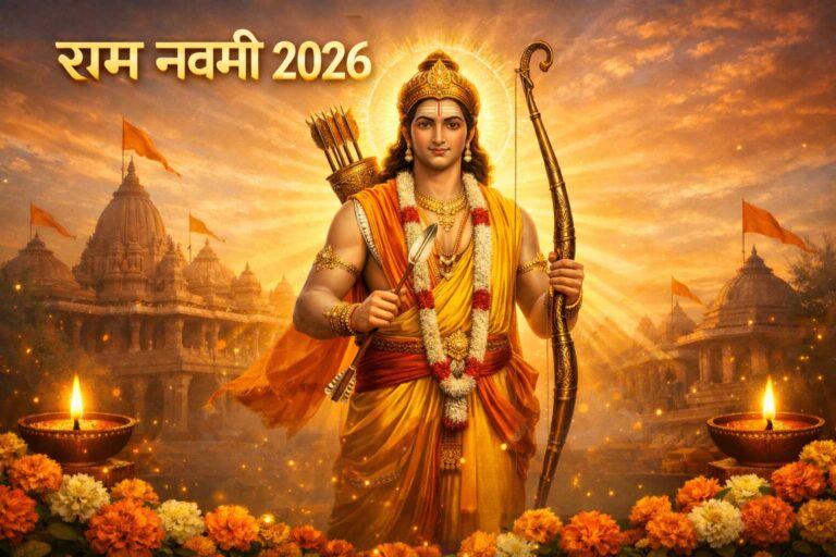 राम नवमी 2026 कब है ? भगवान श्रीराम 26 मार्च तिथि शुभ मुहूर्त चित्र