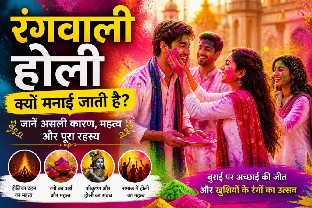 रंगवाली होली क्यों मनाई जाती है और इसका धार्मिक महत्व