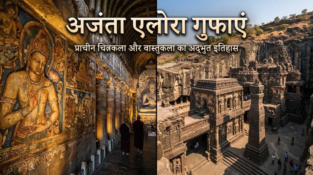अजंता एलोरा गुफाएं: प्राचीन चित्रकला विरासत का रोमांचक इतिहास