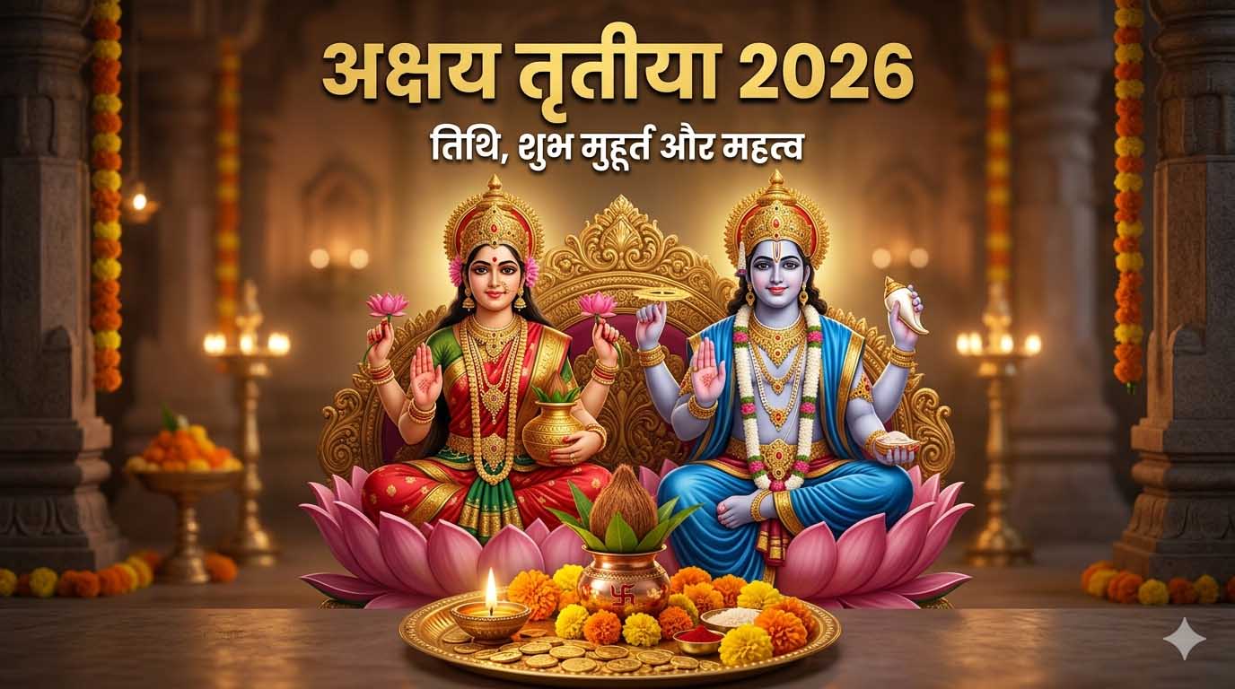 अक्षय तृतीया 2026 तिथि और मुहूर्त, लक्ष्मी नारायण पूजा, सोना और समृद्धि का प्रतीक