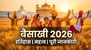 बैसाखी क्या है? बैसाखी 2026 का त्योहार – पंजाब में फसल कटाई, भांगड़ा और खुशियां मनाते लोग