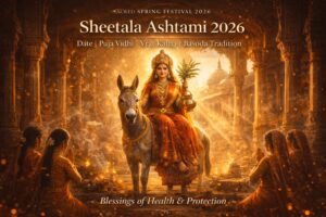 शीतला अष्टमी 2026 पर माता शीतला का दिव्य चित्र