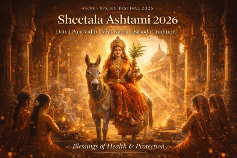 शीतला अष्टमी 2026 पर माता शीतला का दिव्य चित्र