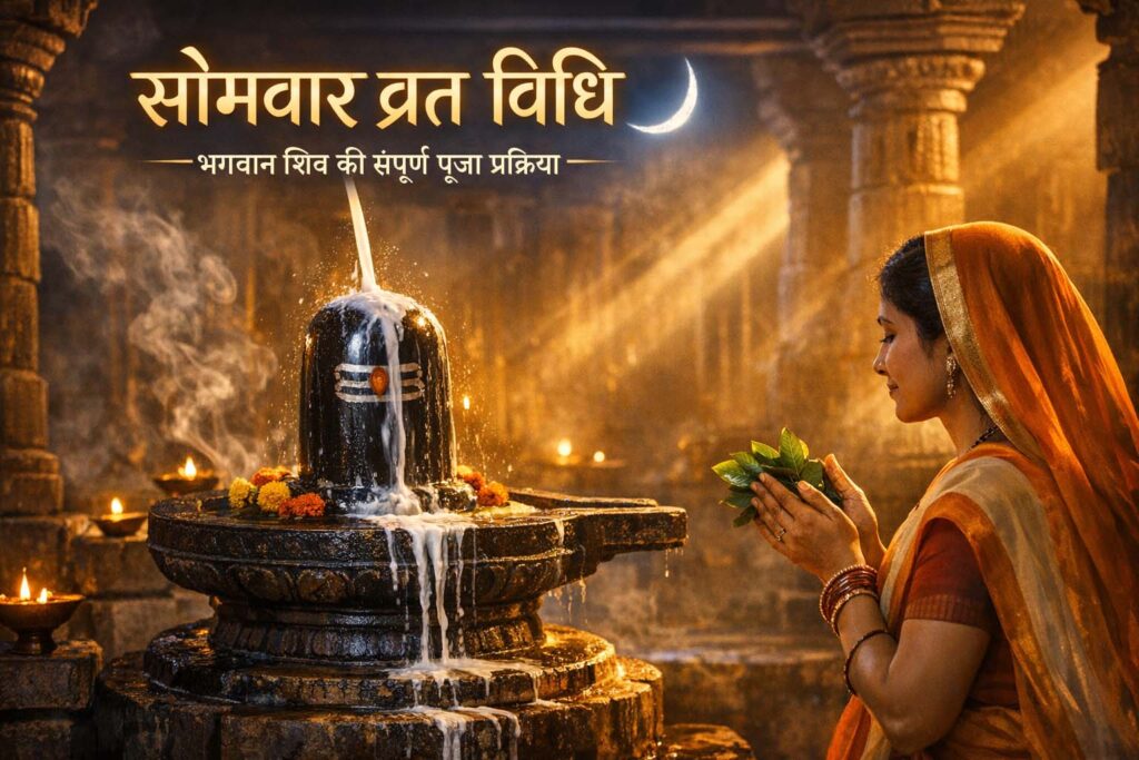 सोमवार व्रत कैसे करें? संपूर्ण विधि, आहार, नियम और सोलह सोमवार जानकारी