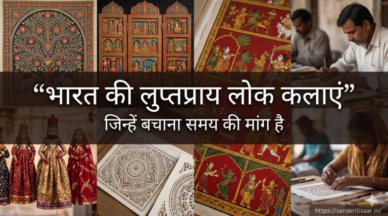 भारत की लुप्तप्राय लोक कलाएं और पारंपरिक भारतीय हस्तशिल्प