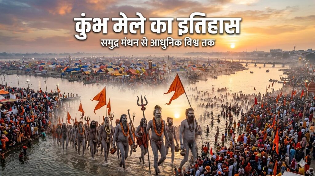 कुंभ मेले का इतिहास: इसकी शुरुआत, पौराणिक आधार और वास्तविक महत्व को समझें