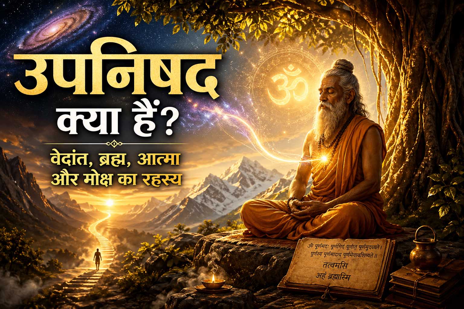 उपनिषद क्या हैं वेदांत ब्रह्म आत्मा और मोक्ष का ज्ञान गुरु शिष्य संवाद के माध्यम से समझाया गया