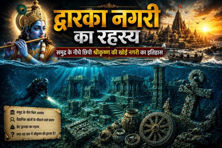 समुद्र के नीचे स्थित भगवान श्रीकृष्ण की द्वारका नगरी का रहस्य और प्राचीन अवशेष