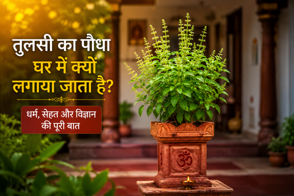घर में तुलसी का पौधा क्यों लगाया जाता है